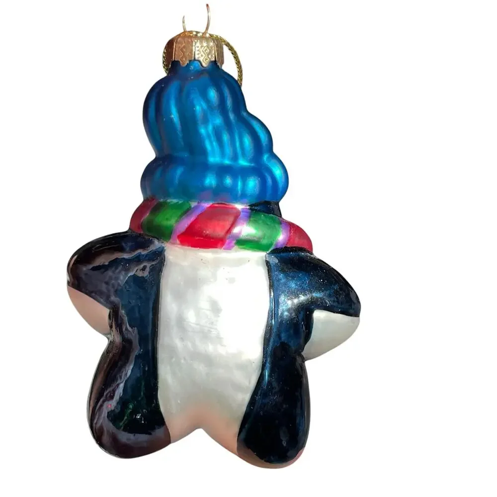Thomas Pacconi Museum Series Penguin Ornament Glass Christmas Retired Vtg READ
